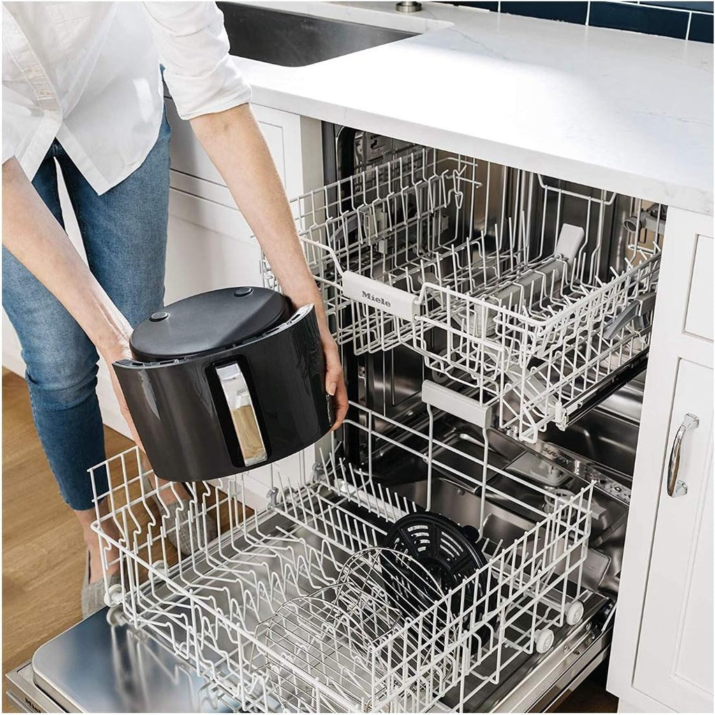 Ninja Air Fryer XL, 5.5 Qt. Capacity that can Air Fry, Air Roast, Bake, Reheat & Dehydrate, with Dishwasher Safe, Nonstick Basket & Crisper Plate and a Chef-Inspired Recipe Guide, Grey, AF150AMZ
