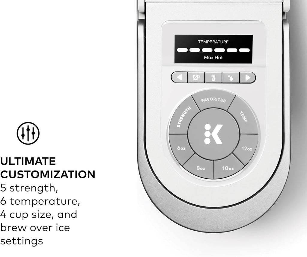 Keurig K-Supreme SMART Coffee Maker, MultiStream Technology, Brews 6-12oz Cup Sizes, Black