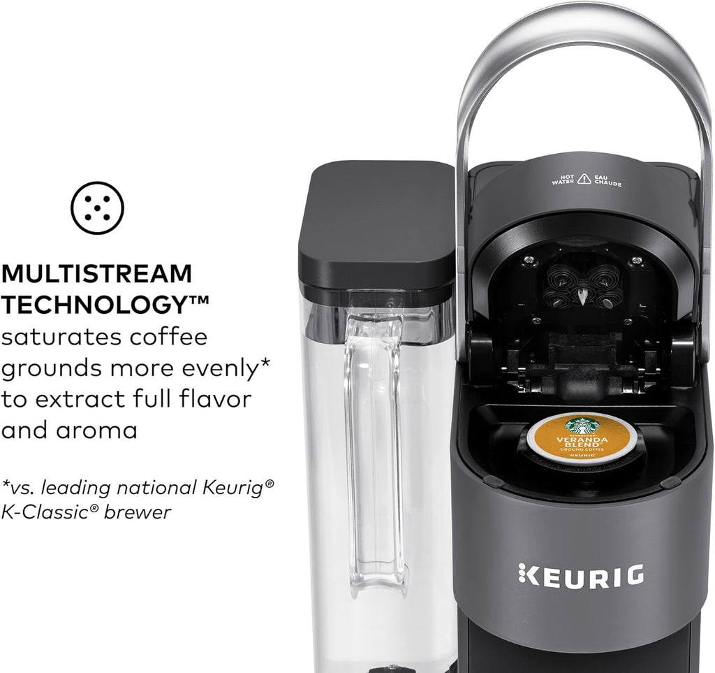 Keurig K-Supreme SMART Coffee Maker, MultiStream Technology, Brews 6-12oz Cup Sizes, Black