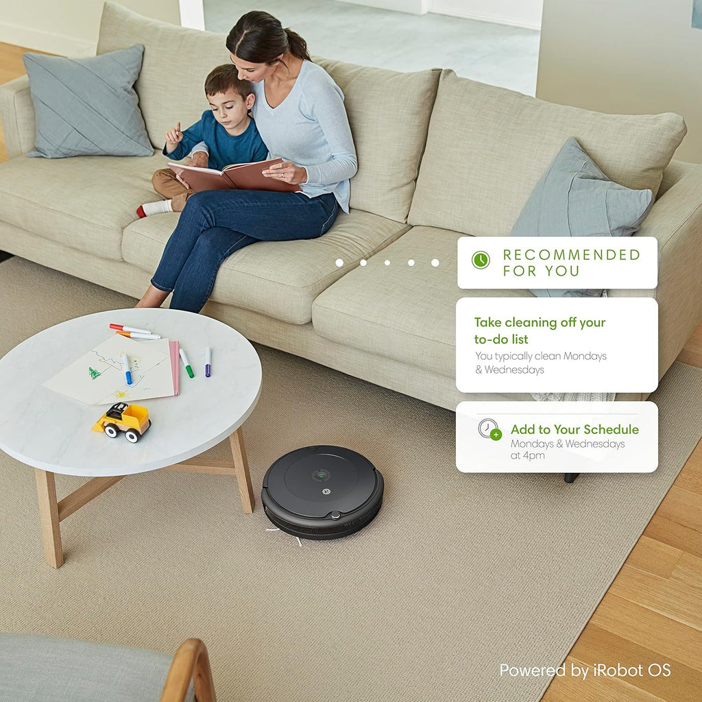 iRobot Roomba Vacuum 2 Essential Robot with AutoEmpty Dock, 3 Suction Levels, Latest Floor Tracking Sensors, and Compact Design (Black)