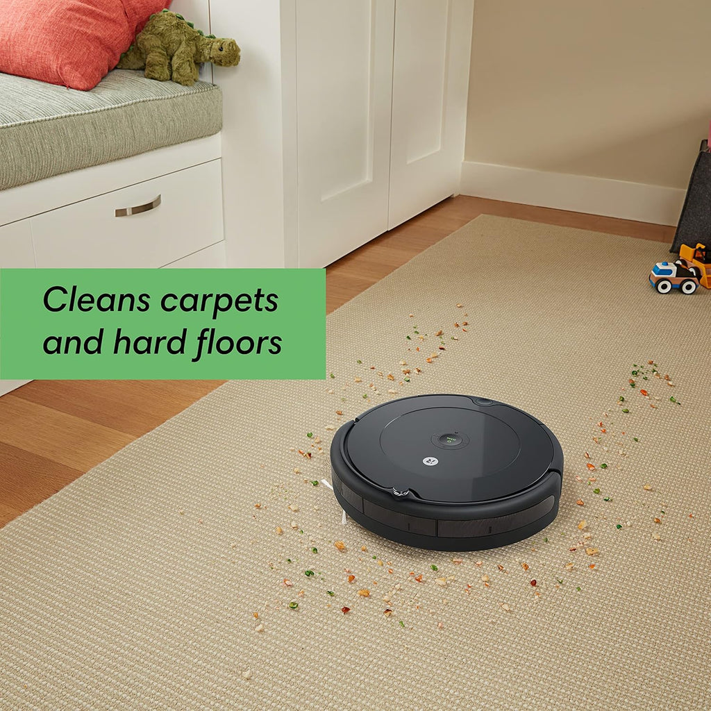 iRobot Roomba Vacuum 2 Essential Robot with AutoEmpty Dock, 3 Suction Levels, Latest Floor Tracking Sensors, and Compact Design (Black)