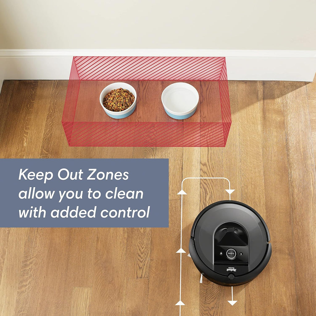 iRobot Roomba Combo j5+ Self-Emptying Robot Vacuum & Mop – Identifies and Avoids Obstacles Like Pet Waste & Cords, Empties Itself for 60 Days, Clean by Room with Smart Mapping, Works with Alexa