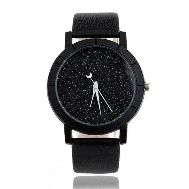 Solid Star Minimalist Fashion Women Watches For Lovers Leatheroid Strap Watch Women Ladies Wacth Montre Femme Relojes Saat