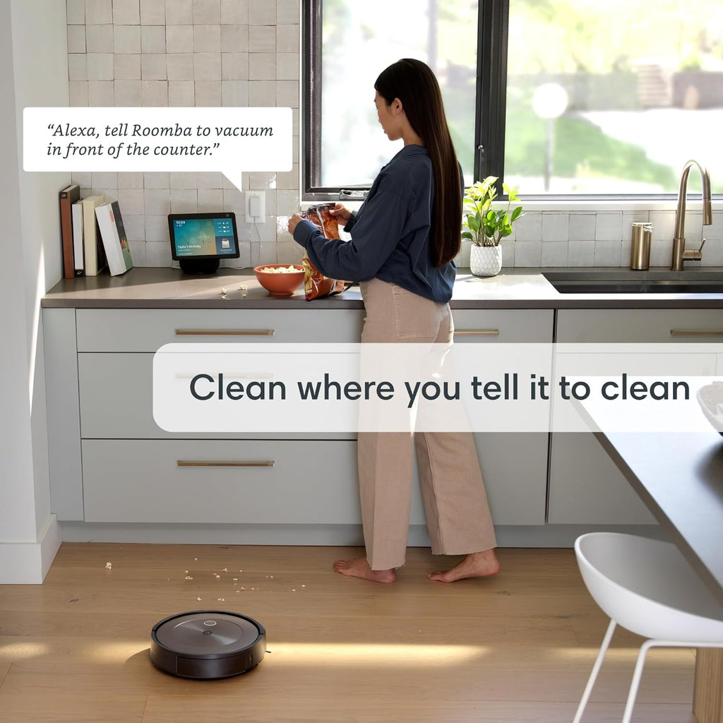 iRobot Roomba j9+ Self-Emptying Robot Vacuum – Powerful Suction, Identifies and Avoids Obstacles Like pet Waste, Sel-Empties for 60 Days, Best for Homes with Pets, Smart Mapping, Works with Alexa
