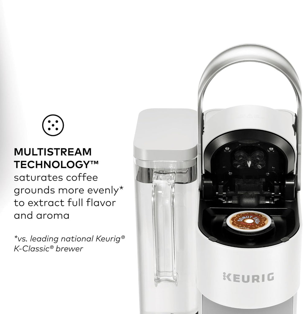 Keurig K-Supreme SMART Coffee Maker, MultiStream Technology, Brews 6-12oz Cup Sizes, Black