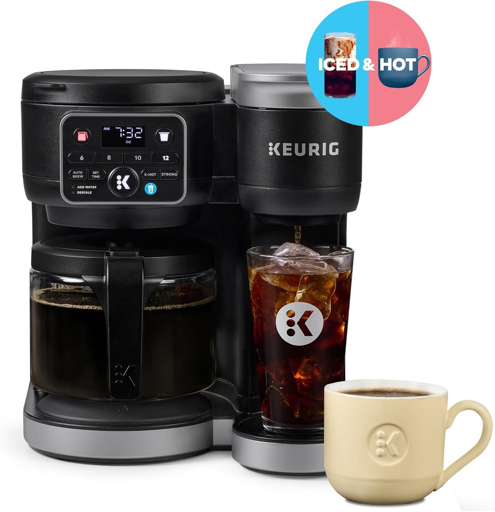 Keurig K-Duo Hot & Iced Single Serve & Carafe Coffee Maker, MultiStream Technology, 72oz Reservoir (Gen 2)