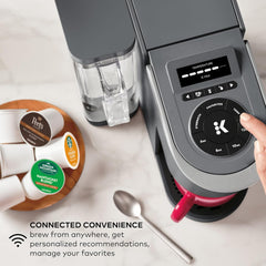 Keurig K-Supreme SMART Coffee Maker, MultiStream Technology, Brews 6-12oz Cup Sizes, Black