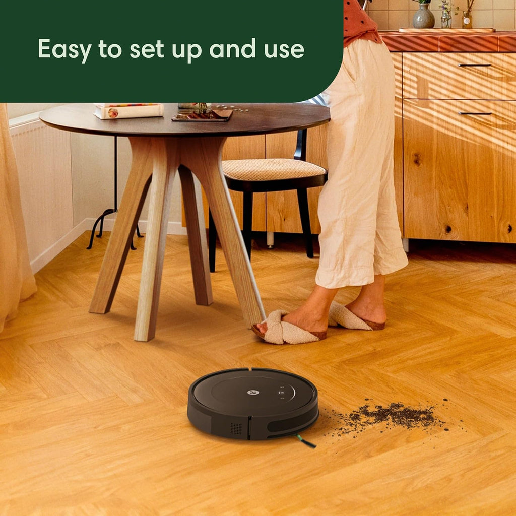 iRobot Roomba Vacuum 2 Essential Robot with AutoEmpty Dock, 3 Suction Levels, Latest Floor Tracking Sensors, and Compact Design (Black)