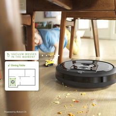 iRobot Roomba Combo j5+ Self-Emptying Robot Vacuum & Mop – Identifies and Avoids Obstacles Like Pet Waste & Cords, Empties Itself for 60 Days, Clean by Room with Smart Mapping, Works with Alexa