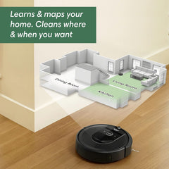 iRobot Roomba Combo j5+ Self-Emptying Robot Vacuum & Mop – Identifies and Avoids Obstacles Like Pet Waste & Cords, Empties Itself for 60 Days, Clean by Room with Smart Mapping, Works with Alexa