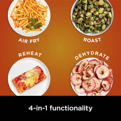 Ninja Air Fryer Pro XL 6-in-1 with 6.5 QT Capacity, Max Crisp, Air Fry, Air Roast, Bake, Reheat, Dehydrate, Max Crisp Technology with 450F, Nonstick Basket & Crisper Plate, Grey, AF181
