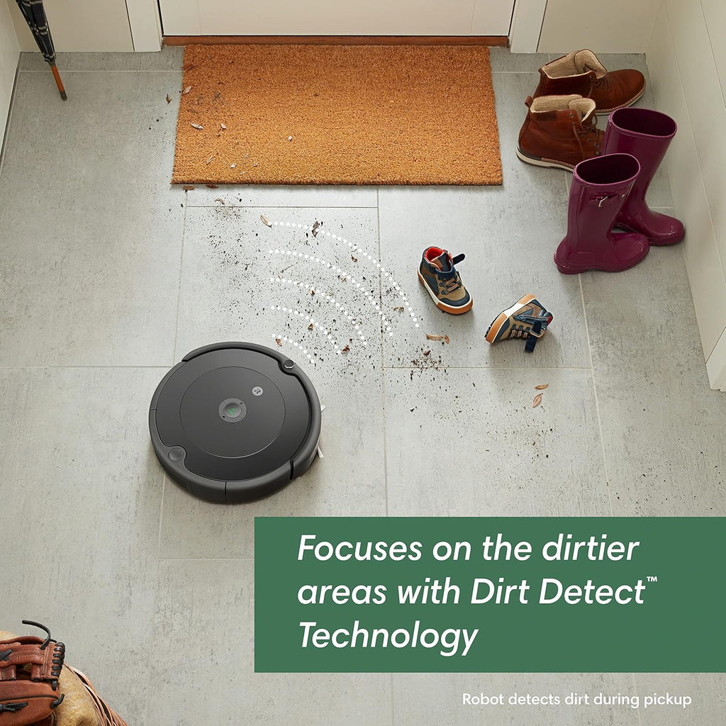 iRobot Roomba Vacuum 2 Essential Robot with AutoEmpty Dock, 3 Suction Levels, Latest Floor Tracking Sensors, and Compact Design (Black)