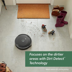 iRobot Roomba Vacuum 2 Essential Robot with AutoEmpty Dock, 3 Suction Levels, Latest Floor Tracking Sensors, and Compact Design (Black)