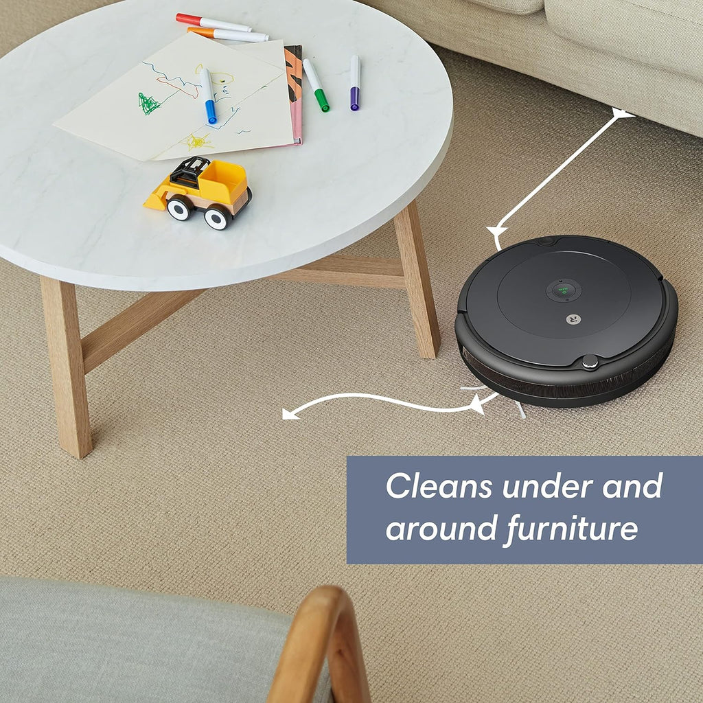 iRobot Roomba Vacuum 2 Essential Robot with AutoEmpty Dock, 3 Suction Levels, Latest Floor Tracking Sensors, and Compact Design (Black)