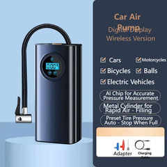 Portable mini tire air pump