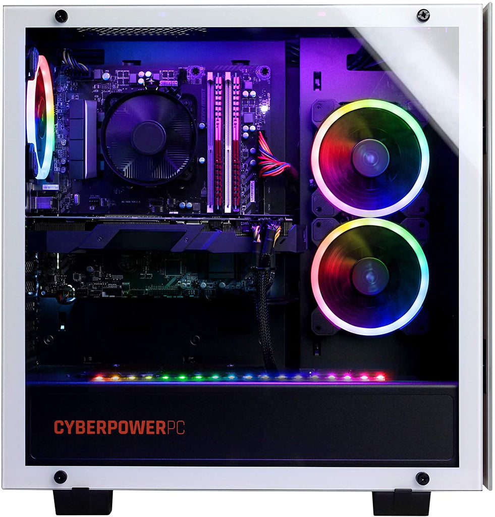 SkyTech Archangel Gaming Computer PC Desktop – Ryzen 5 3600 3.6GHz, GTX 1650 4G, 500GB SSD, 8GB DDR4 3000MHz, RGB Fans, Windows 11