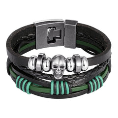 2019 Newest Design Fashion Multi-layer Leather Bracelet Men Vintage Punk Anchor Bracelets Women Nautical Jewelry Preferred Gift