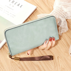 Brand Designer Wristband Wallets Women Many Departments Clutch Wallet Female Long Large Card Purse Ladies Handbag