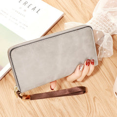 Brand Designer Wristband Wallets Women Many Departments Clutch Wallet Female Long Large Card Purse Ladies Handbag