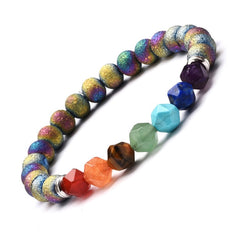 Men Bracelet for Men Women  Natural Stone Beaded  Chakra Yoga  Bracelet Universe  Solar System Planets Bracelets Charm Jewelry
