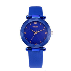 Starry Sky Women Wacthes Top Brand Luxury Casual Quartz Leather Watchband Strap Clock Analog Wrist Watch for female reloj mujer