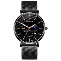 2019 Fashion Men's Watches  Alloy Business Quartz Wrist Watch zegarek meski Mesh Band Luxury Casual Wacth Relogio Masculino