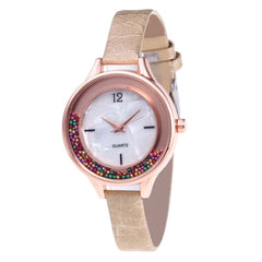 2019 Top Brand Women Watch Pink Leather Strap Girl Student Lady Wacthes Quartz Wristwatch Unique Design Clock montre femme Gift