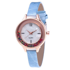 2019 Top Brand Women Watch Pink Leather Strap Girl Student Lady Wacthes Quartz Wristwatch Unique Design Clock montre femme Gift