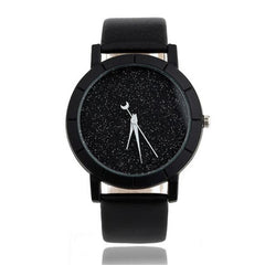 Solid Star Minimalist Fashion Women Watches For Lovers Leatheroid Strap Watch Women Ladies Wacth Montre Femme Relojes Saat