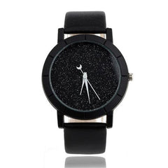 Solid Star Minimalist Fashion Women Watches For Lovers Leatheroid Strap Watch Women Ladies Wacth Montre Femme Relojes Saat