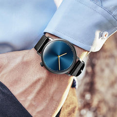 Hot sale Men wacthes Fashion Classic Gold Quartz wristwatches Stainless Steel Wrist Watch business watches clock Relogio B50