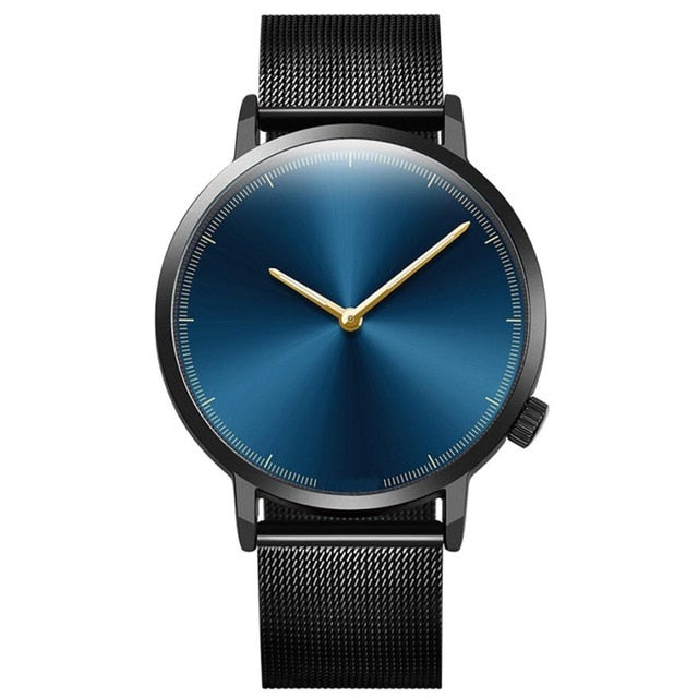 Hot sale Men wacthes Fashion Classic Gold Quartz wristwatches Stainless Steel Wrist Watch business watches clock Relogio B50