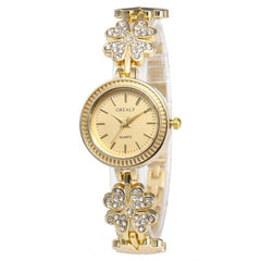 Fashion Women Watch Crystal Stainless Steel Dress Analog Quartz WristWatch  Faux Analog clock relogio feminino female wacthes