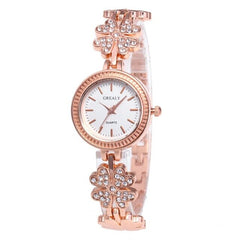 Fashion Women Watch Crystal Stainless Steel Dress Analog Quartz WristWatch  Faux Analog clock relogio feminino female wacthes