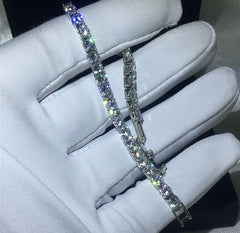 29 Styles Fashion Tennis bracelet White Gold Filled Pave AAAAA Cz stone Statement Party Wedding bracelets for women men Jewelry